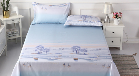 水洗冰絲涼席[ 席 230250cm，枕席 4874cm2 ]